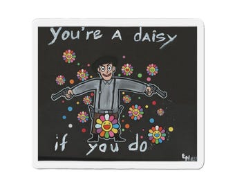 Murakami Gänseblümchen | Original Art X Die-Cut Magnet
