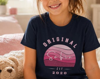Personalisiertes Mädchen Geburtstagsshirt mit Namen – Geschenk zum Geburtstag – Kinder T-Shirt Original Est Geburtsjahr