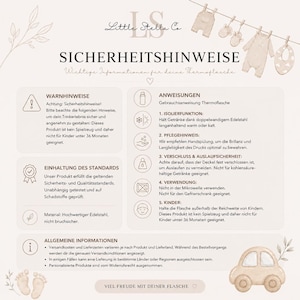 Trinkflasche personalisiert Schulkind 2026 – Kinder Edelstahlflasche mit Name, Geschenk zur Einschulung, Geschenk Schulanfang Junge image 13