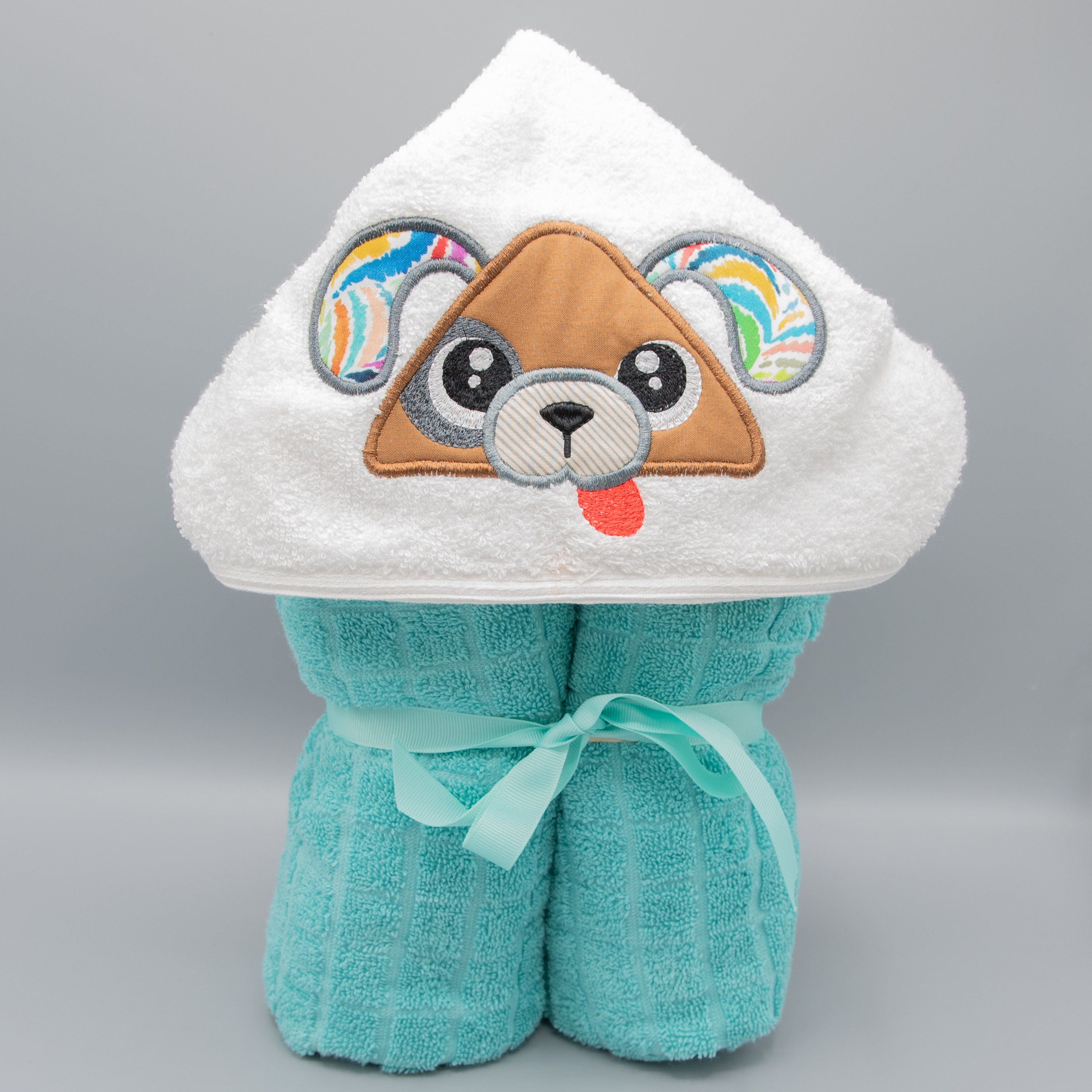 Puppy Dog Hooded Towel Dog Hooded Towel Hooded Towel Boy Etsy