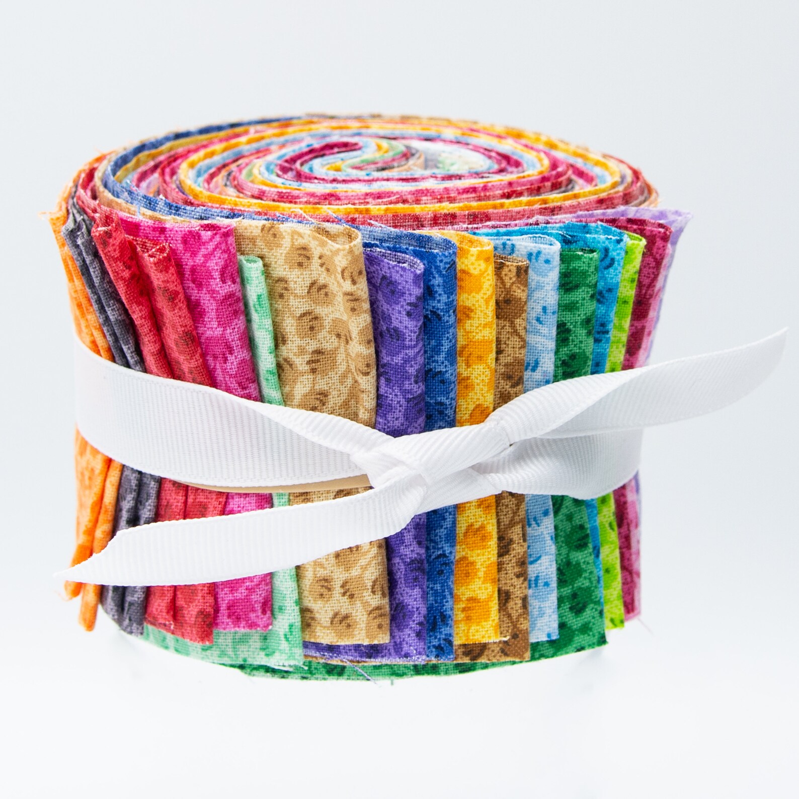 20 Piece Jelly Roll Jelly Roll Fabric Strips Tonal Floral Etsy