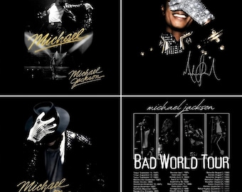 Michael Jackson King of Pop PNG | Vintage MJ Grafik (Digitaler Download)
