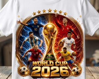 World Cup 2026 Trophäe Abzeichen Clipart | Fußball International Flaggen (Digital Download)