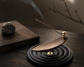 Wabi Sabi Incense Holder – Minimalist Japanese Incense Burner