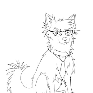 Printable Dogtor Who Coloring Pages, Pack 2