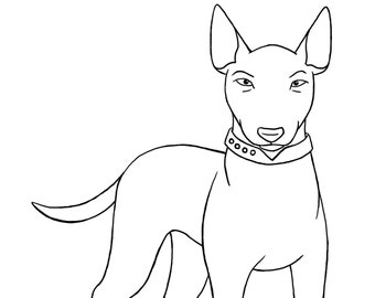 Printable Dog Trek Coloring Pages, Pack 1