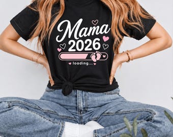 Mama Est 2026 Shirt, Minimalist Mom Tee, First Mother’s Day Gift