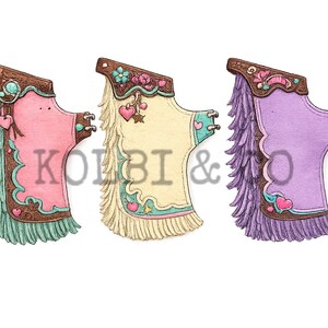 Western Cowgirl Chaps digitaler Download