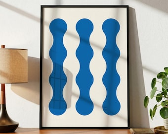 Bauhaus Art Poster – Retro Geometric Art Print (Digital Download)