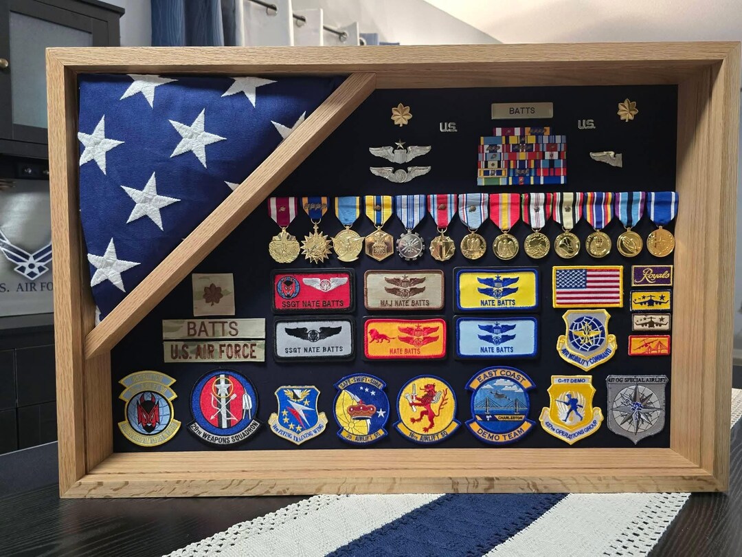 Gunship Shadow Box 20x30 Military Shadow Box - Etsy
