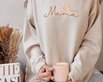 Sudadera "La mejor mamá", regalo del Día de la Madre, camiseta personalizada para mamá, idea de regalo, mamá para siempre, regalo para mamá, Día de la Madre, hijo y mamá