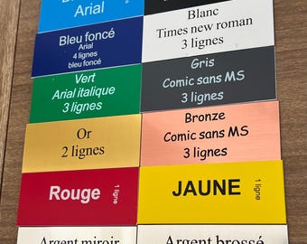 Placa adhesiva para buzón