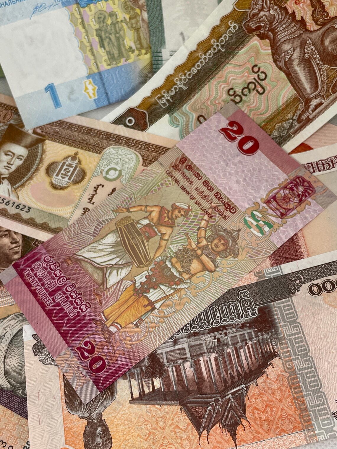 Notes Mix Money World Banknotes Lot | 5–100 Different Notes | Mixed Countries | UNC ...