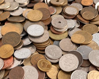 World Coins Set – Mixed Foreign Coins Lot – Choose 5, 10 or 15 Coins – Different Countries – Vintage Coin Collection Starter