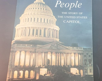 1963 We The People Capital Story Book 1st Ed - JFK Memorial Tribute - Vintage Mid Century History Guide - John F Kennedy Collectible