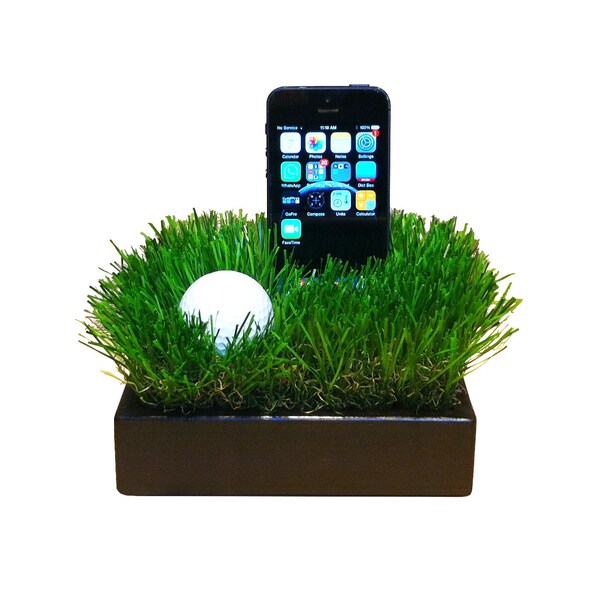 Universal Phone Stand for Golf Lovers - Fits ALL models of iPhone, iPhone Plus, and similarly sized smartphones, with or without a case!