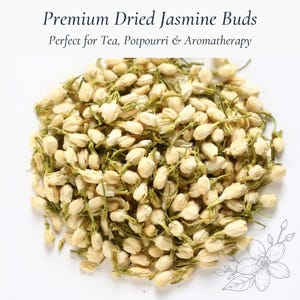 Bourgeons de jasmin séchés - Thé naturel, pot-pourri, ingrédient d'aromathérapie