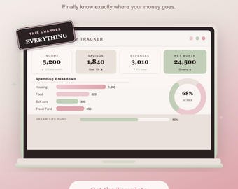 Budget Planner Google Sheets | Hot Girl Money Tracker | Finance Template | Monthly Budget Spreadsheet | Digital Download