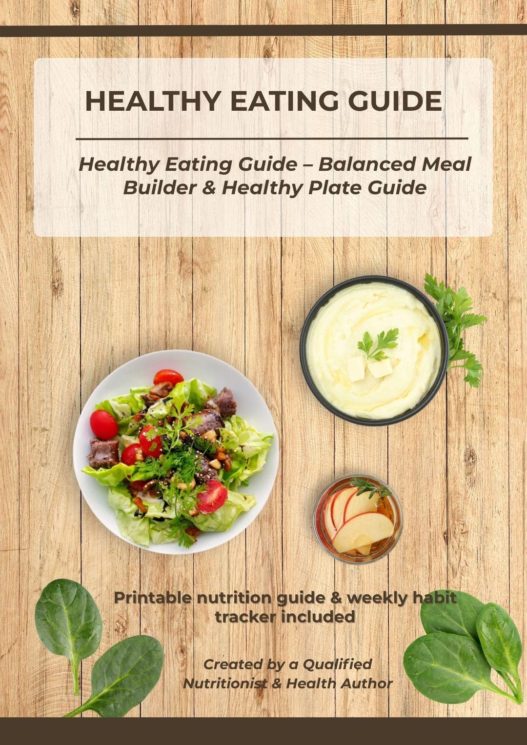 Healthy Eating Guide | Balanced Meal Builder, Healthy Plate Method (PDF ...