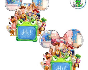 Toy Story Characters Bundle PNG, Woody Buzz Jessie Digital Clipart, You’ve Got a Friend in Me