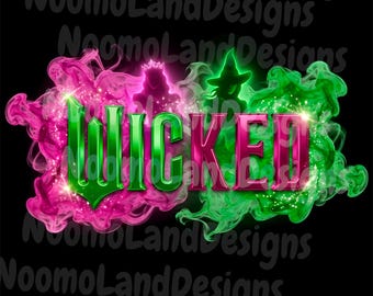 Wicked Png,Glinda Crown,Wand,Broom,Elphaba Green Bow,Wicked Movie png,Wicked Pink And Green png,Elphaba Glinda png,Digital Download