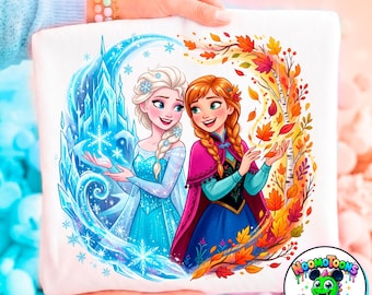 Frozen PNG, Elsa, Anna, Olaf PNG Clipart, Sisters, Princess PNG, Queen, Sublimation Design (Digital Download)