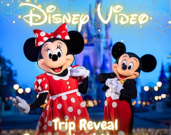 Ultimate Disney Vacation Trip Reveal - Custom, Personalized Video - Mickey & Minnie Says Child's Name - For All Disney Parks (Version 1)