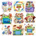 Story Friends Toys Watercolor Bundle, Toy Story 5 Characters Bundle PNG, Woody Buzz Jessie Digital Clipart, You’ve Got a Friend in Me png