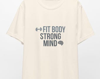 Fit Body Gym Shirt | Fitness Motivation Tee | Workout Apparel | Healthy Lifestyle Training Shirt