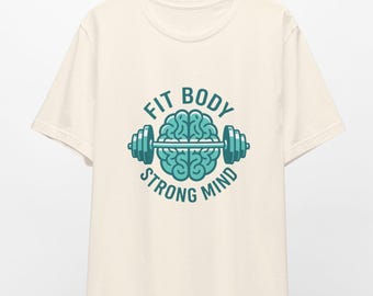 Fit Body Gym Shirt | Fitness Motivation Tee | Workout Apparel | Healthy Lifestyle Training Shirt