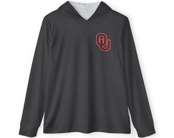 OU Crimson Interlock Lightweight Sports Warmup Hoodie