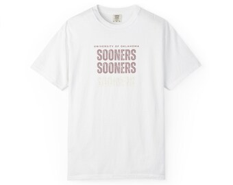 Sooners Stack T‑Shirt — University of Oklahoma Vintage Collegiate Tee