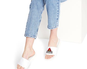 Cardinals Slide Sandals — Women's Removable Strap Team Pool Slides