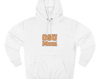 Sudadera con capucha para mamás de OSU: Sudadera con el espíritu universitario para las orgullosas mamás de Oklahoma State.