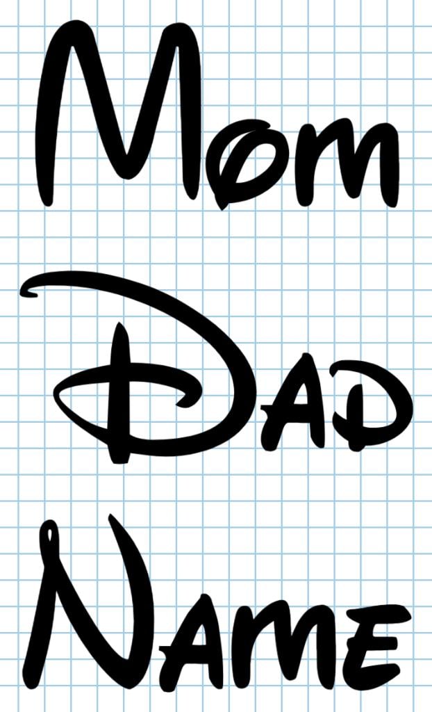 Disney Script Font PNG, SVG, OTF, Font Waltograph, Cricut Cut Files ...