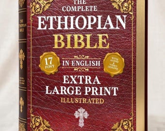 Complete Ethiopian Bible – English Extra Large Print Illustrated