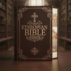 The Complete Ethiopian Bible in English: 88 Books Incl. Enoch, Jubilees, Meqabyan & Missing ApocryPha with Original Illustrations Hardcover image 3