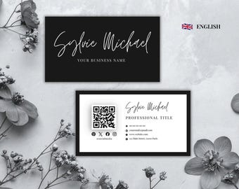 Printable Business Card for Real Estate Agent | Editable Design | Professional Business Card | Customizable Canva Template