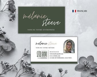 Printable Business Card for Travel Agents | Editable Design | Professional Business Card | Customizable Template on Canva