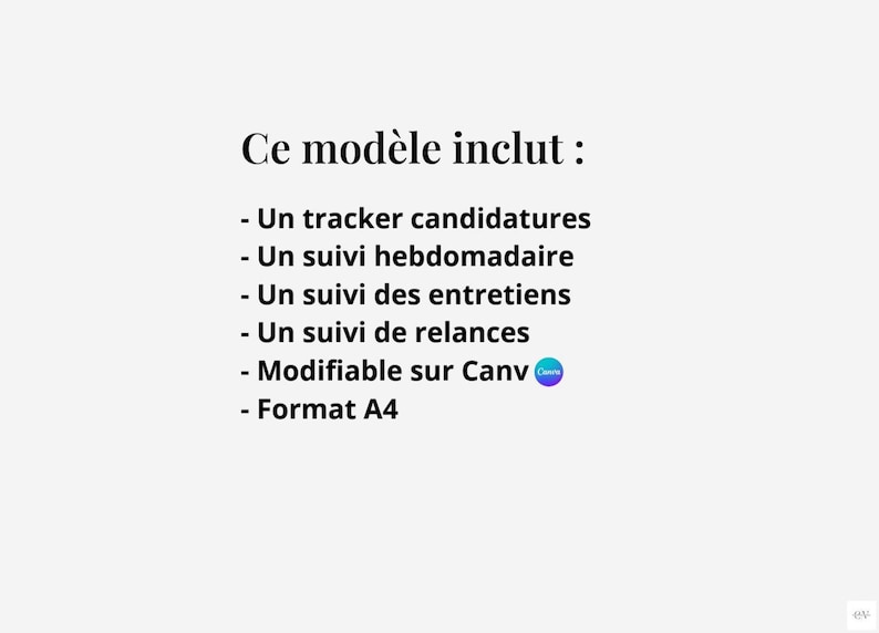 Canvas ansökningsspårare | Jobbsökningsspårare | CV-organisatör | Professionell mall | Direktnedladdning bild 5