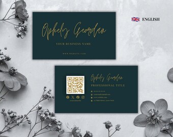 Printable Business Card for Lawyer | Editable Design | Professional Business Card | Customizable Canva Template