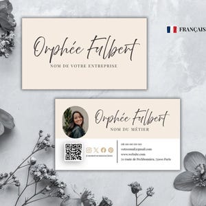 Printable Business Card for Web Developers | Editable Design | Professional Business Card | Customizable Template on Canva