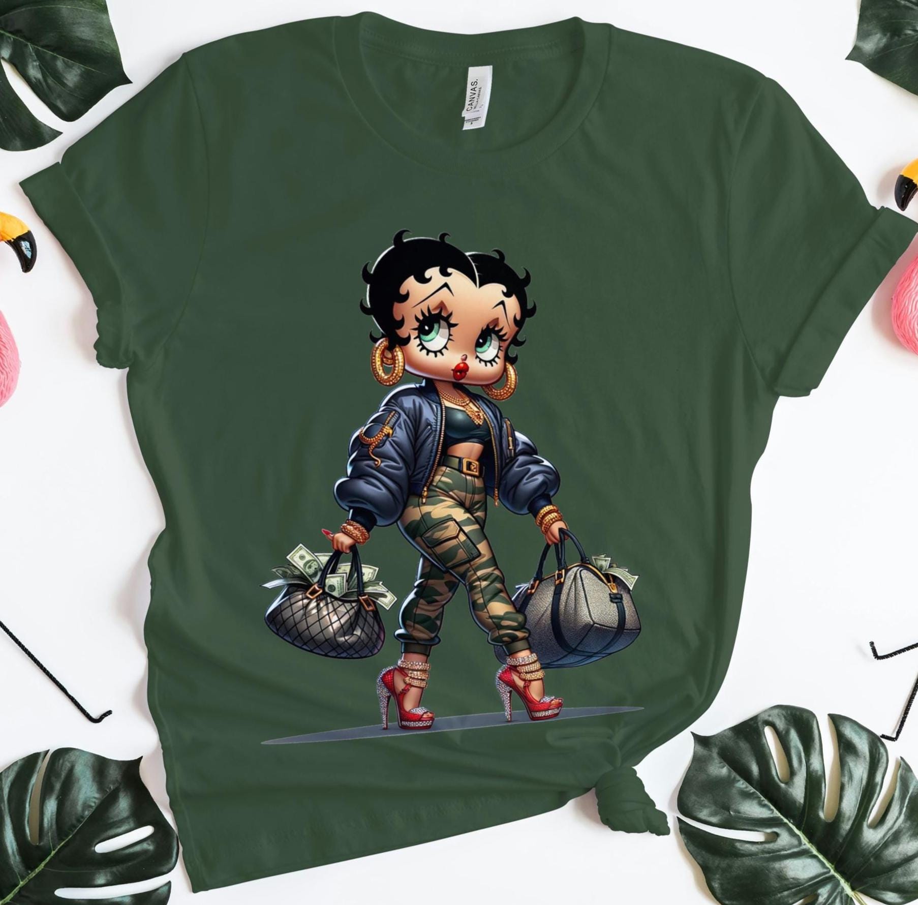 Large Camo T Shirt - Etsy display picture 3