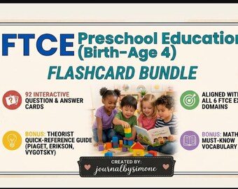 Guide d'étude du FTCE sur l'éducation préscolaire de la naissance à l'âge de 4 ans