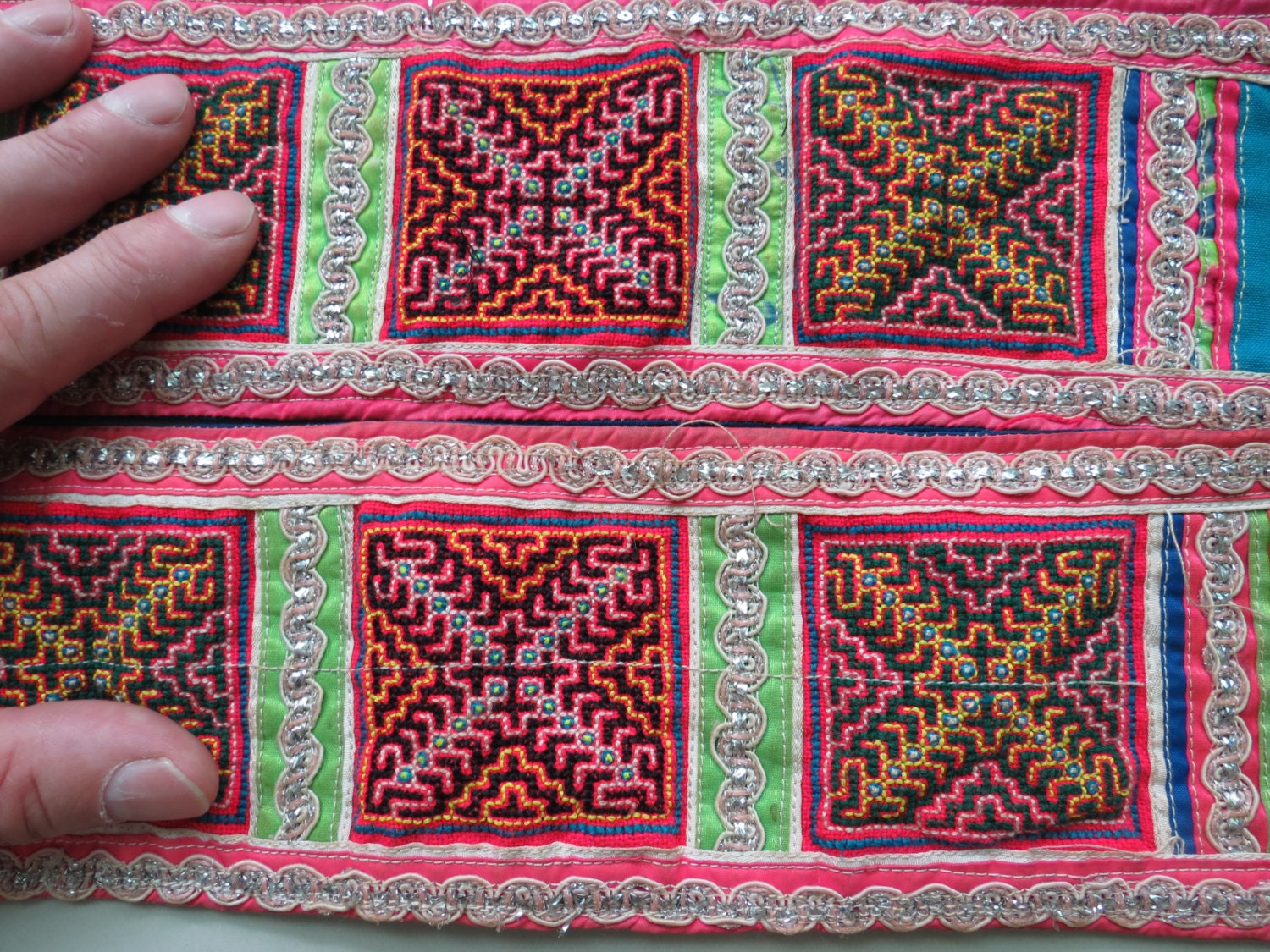 Hmong Fabrics Hmong Textiles Tribal fabrics Ethic Etsy