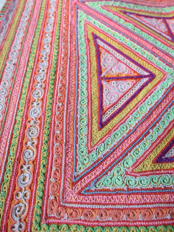 Vintage Hmong tissu tissus faits à la main, textiles main, de tapisserie à la main, textiles colline tribal 19980f Vintage Hmong tissu tissus faits à la main, textiles main, de tapisserie à la main, textiles colline tribal 19980f