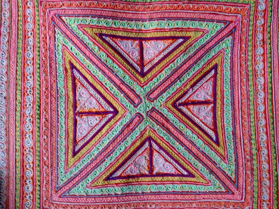 Vintage Hmong tissu tissus faits à la main, textiles main, de tapisserie à la main, textiles colline tribal 19980f Vintage Hmong tissu tissus faits à la main, textiles main, de tapisserie à la main, textiles colline tribal 19980f