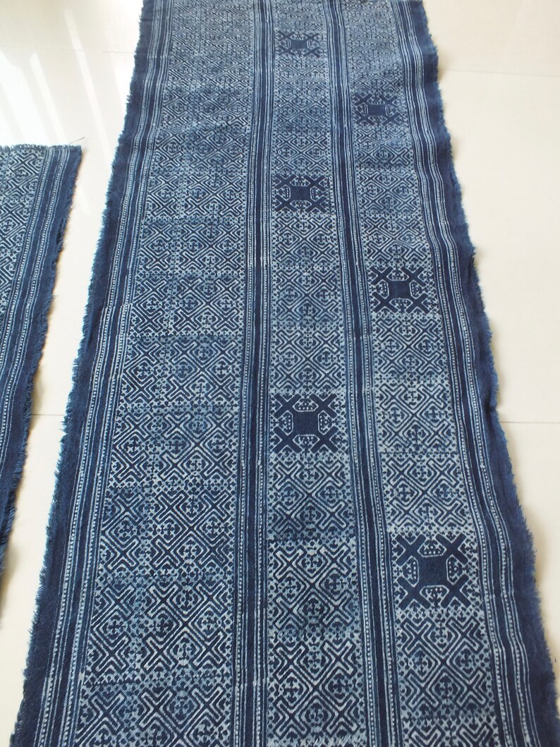 Kess InHouse Alison Coxon Diamond Teal White Table Runner