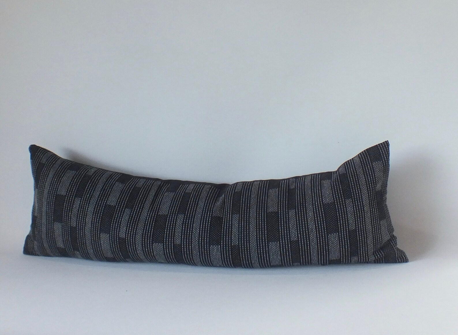 Blue Bolster Boho Cushions Throw Pillows Decorative Accent Etsy