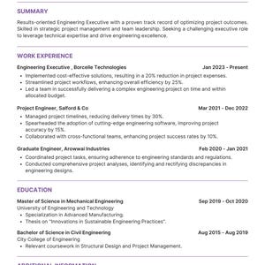CV-mall för mjukvaruingenjör: Tekniskt CV för Canva (Direktnedladdning)